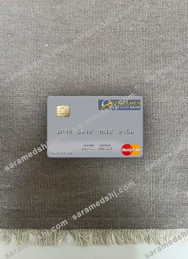 Tajikistan Spitamen Bank mastercard photolook front